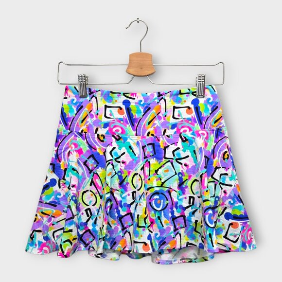 NWOT IBKUL Golf Women's Skort Print (Multicolor) - Small - Picture 1 of 2